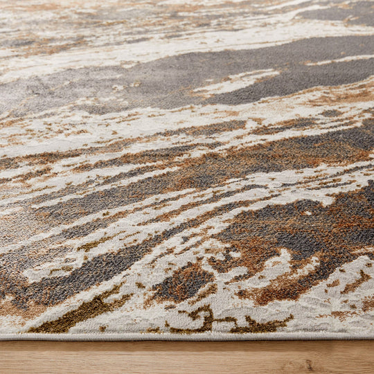 Salim Brown Gray Painterly - T4027 - 10&