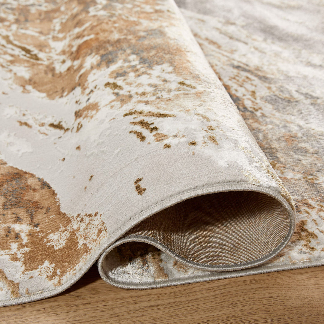 Salim Brown Gray Painterly - T4027 - 10&