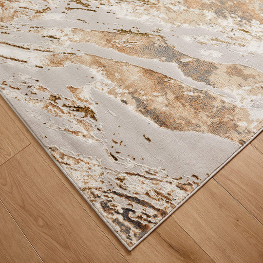 Salim Brown Gray Painterly - T4027 - 7&