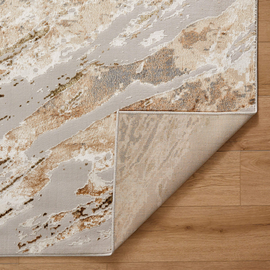 Salim Brown Gray Painterly - T4027 - 7&