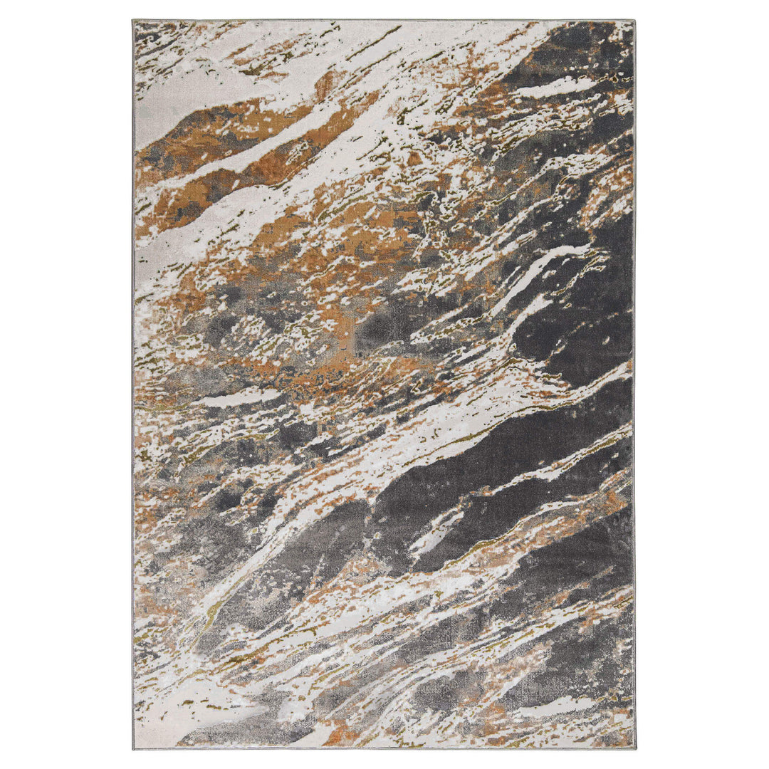 Salim Brown Gray Painterly - T4027 - 2&