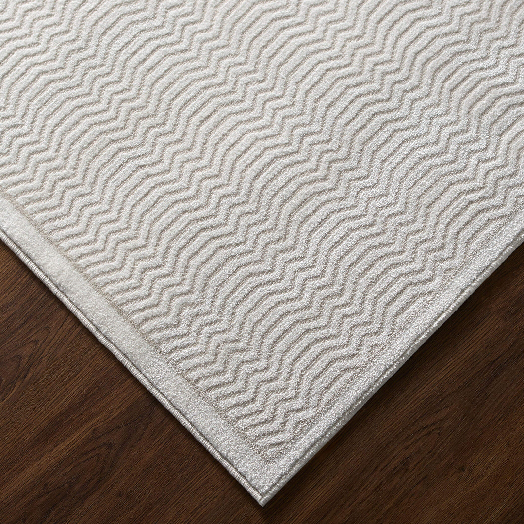 Laila Ivory Linear Geometric - T5001 - 5&