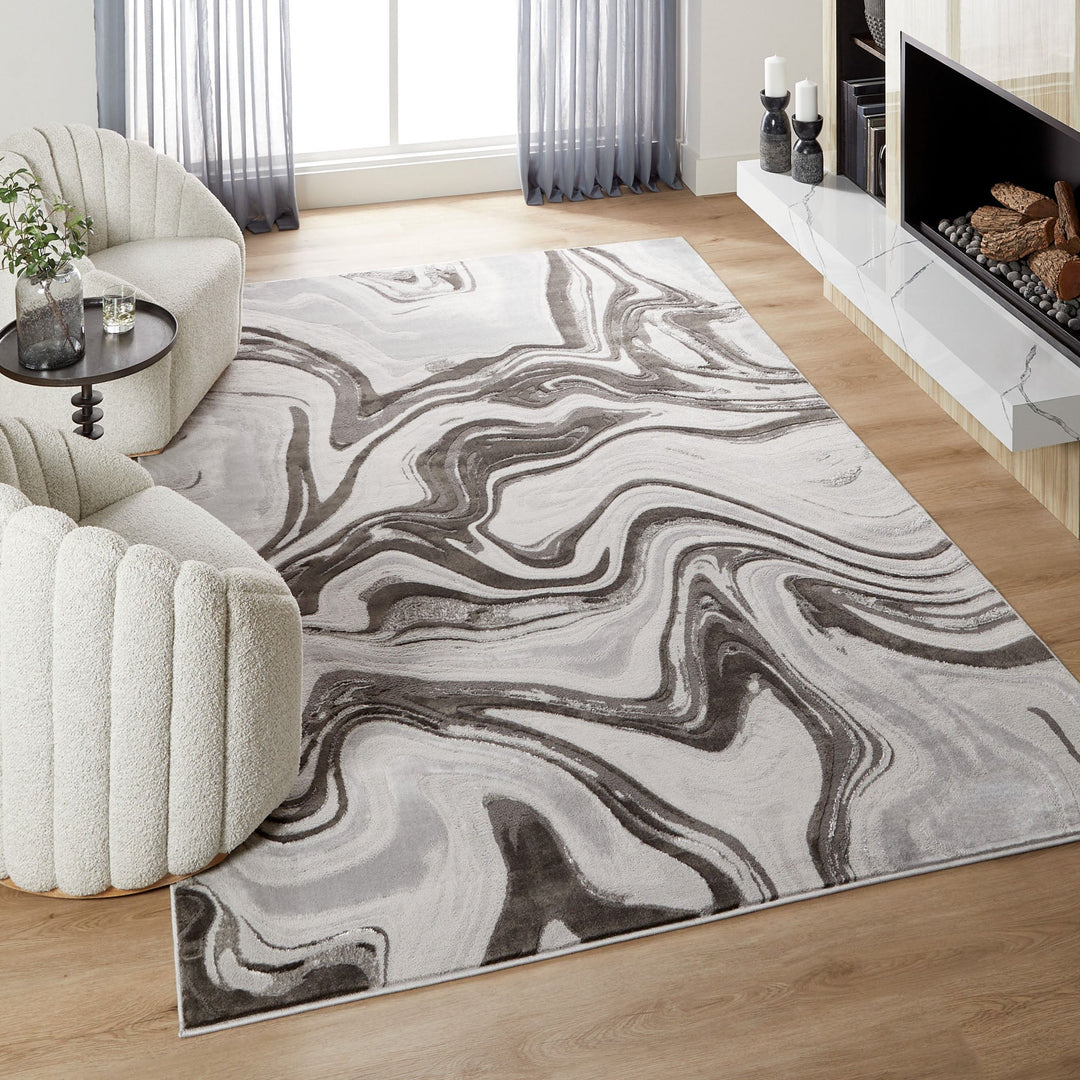Ayda Gray Marbled - T9007 - 5&