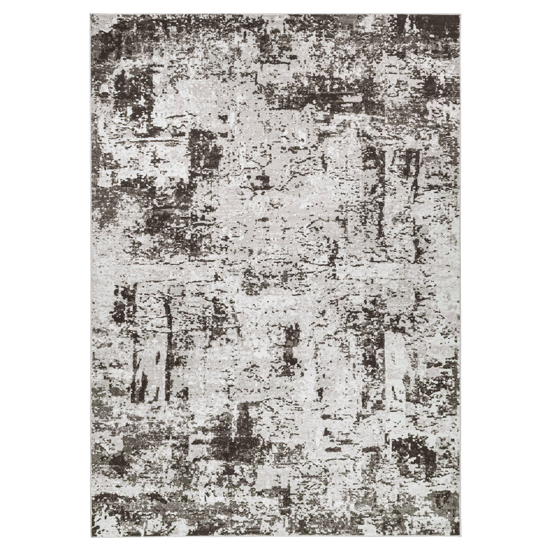 Ayda Black Painterly - T9011 - 5' x 8'