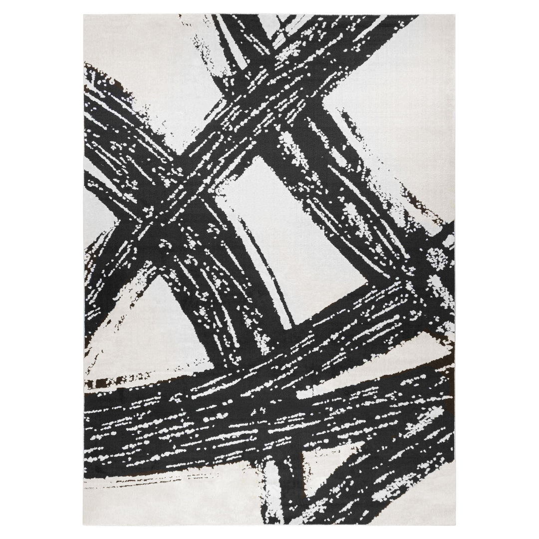 Optika Black Ivory Brush Stroke - T9015 - 8&