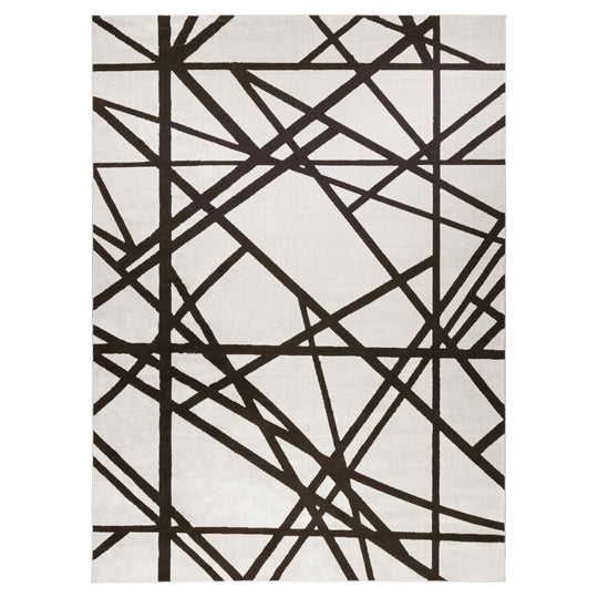 Optika Black Ivory Linear Geometric - T9018 - 8&