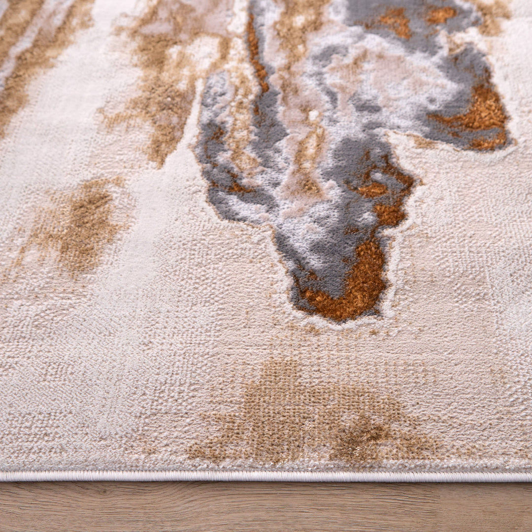 Terra Gray Orange Painterly - T9025 - 8&
