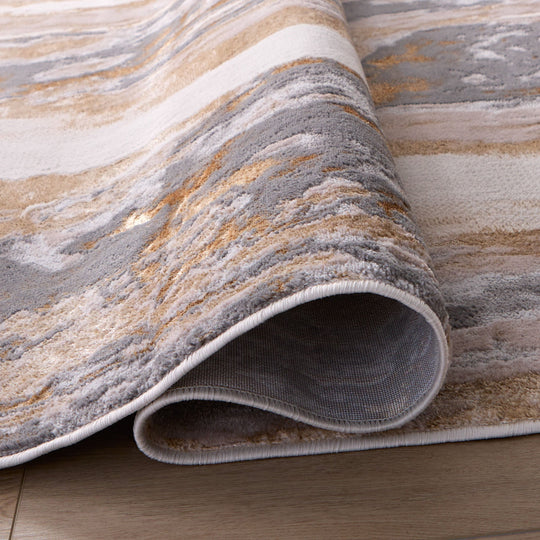 Terra Gray Orange Painterly - T9025 - 8&
