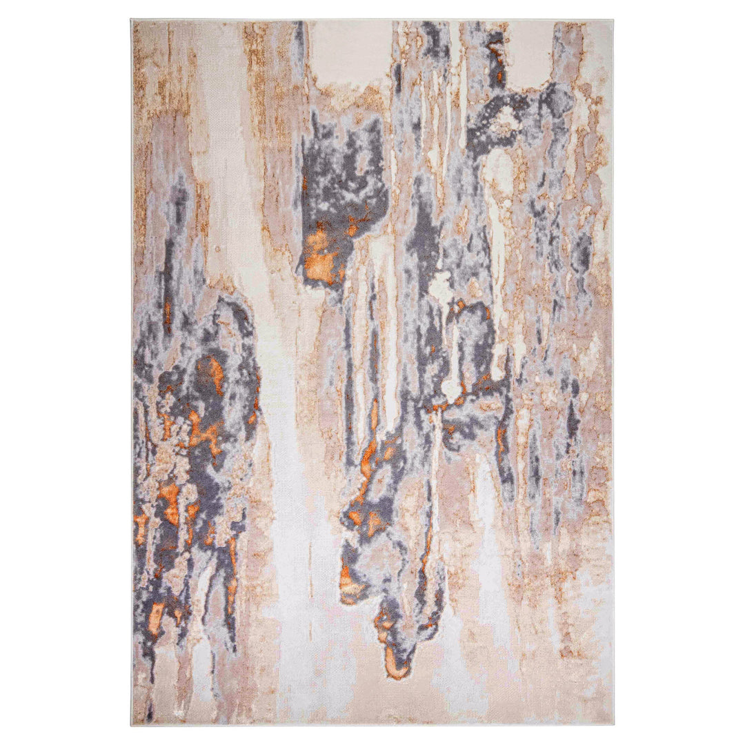 Terra Gray Orange Painterly - T9025 - 2&