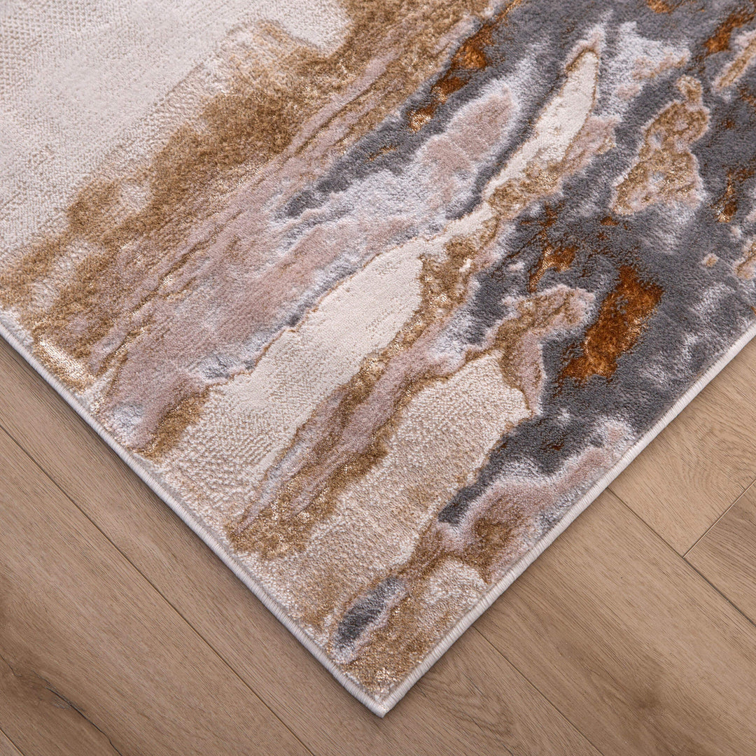Terra Gray Orange Painterly - T9025 - 2&