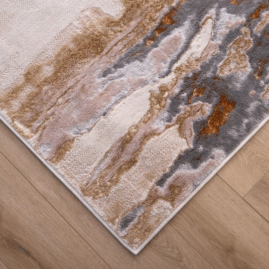 Terra Gray Orange Painterly - T9025 - 2&