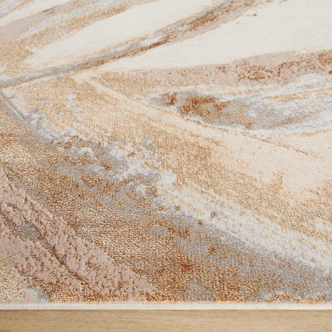 Terra Ivory Orange Swirl - T9026 - 5&