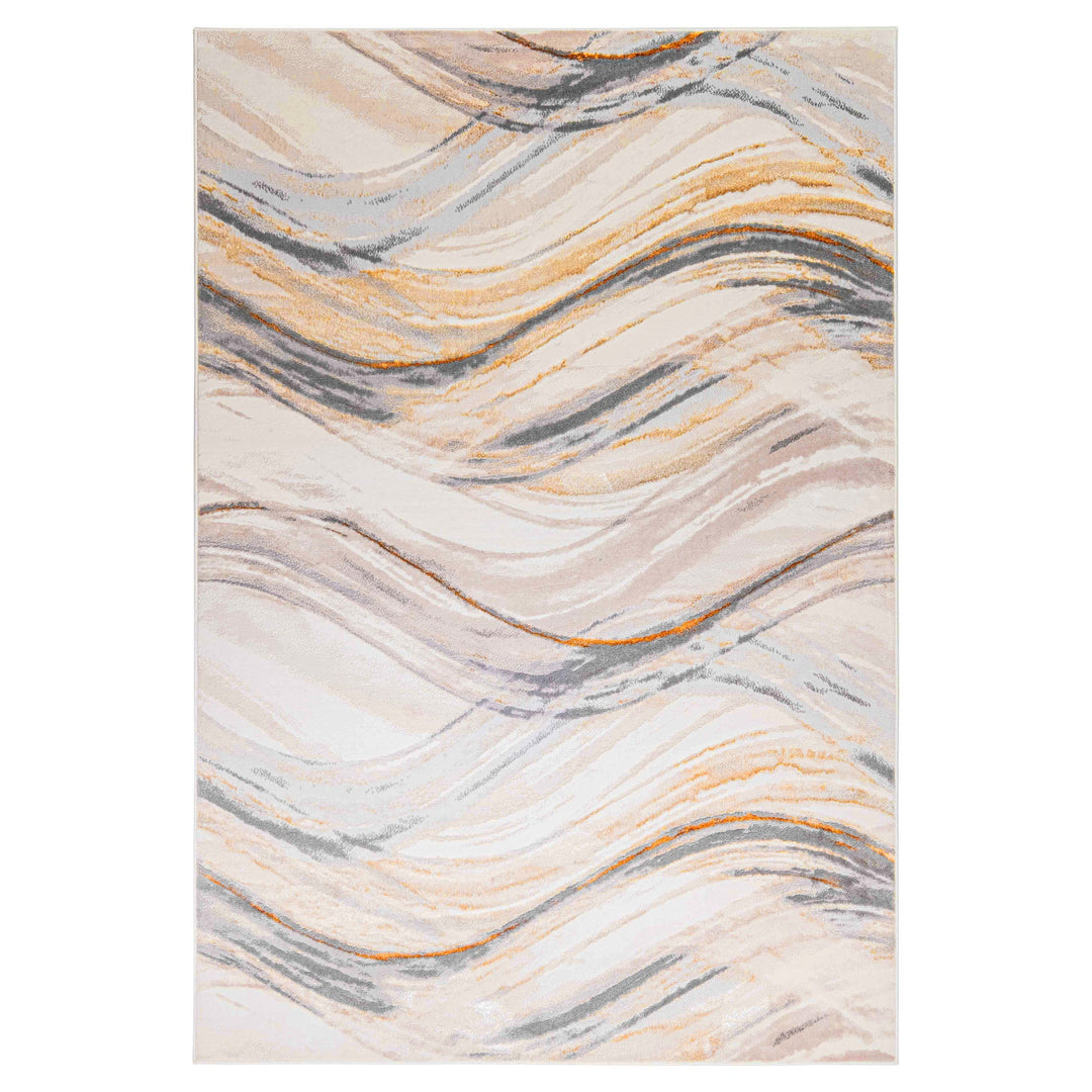 Terra Gray Orange Waves - T9028 - 10&