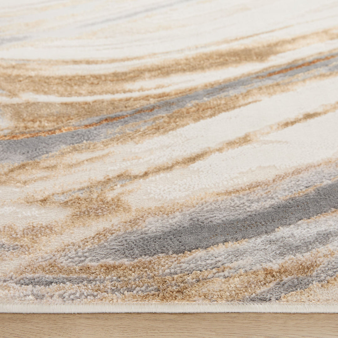 Terra Gray Orange Waves - T9028 - 5&