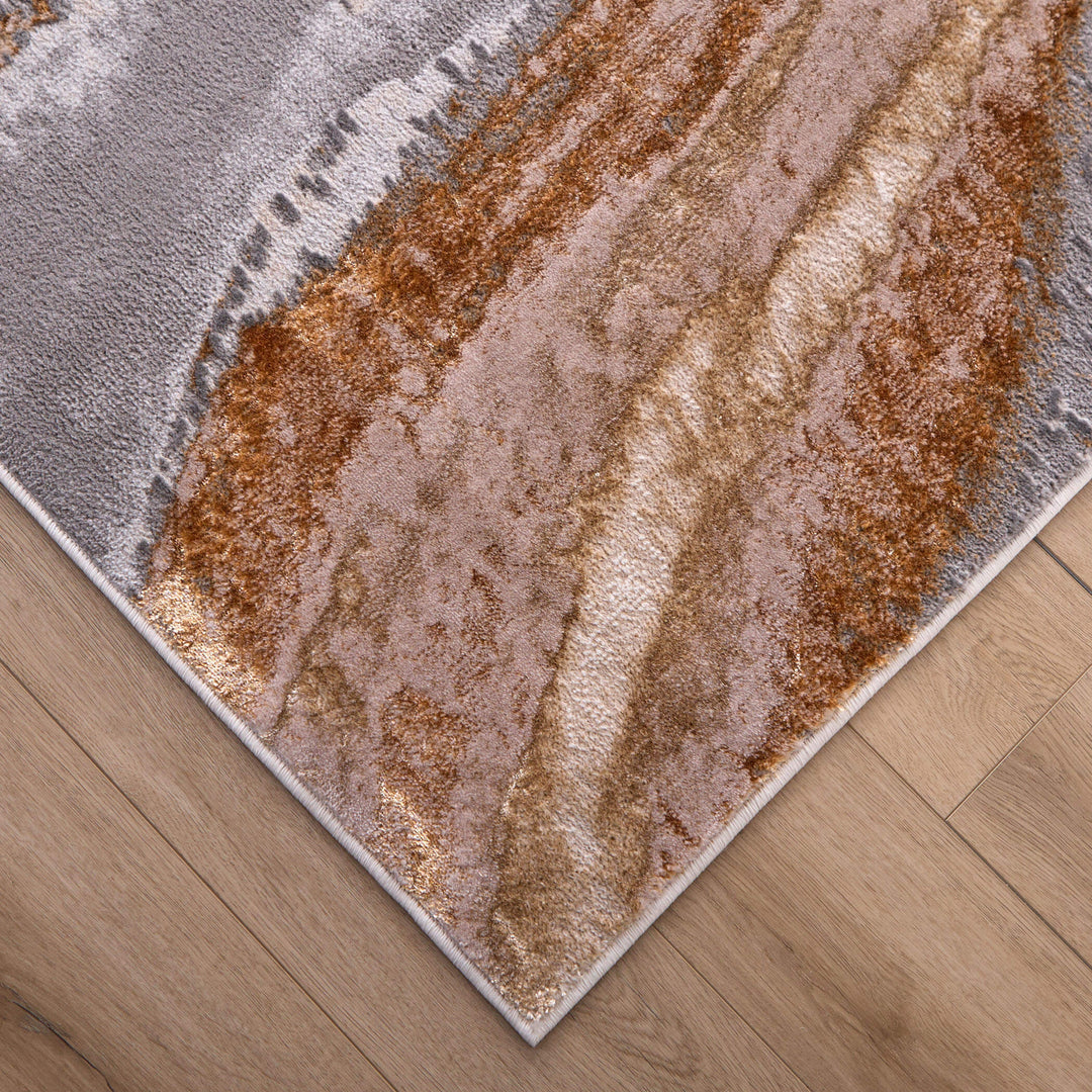 Terra Gray Orange Marbled - T9029 - 5&
