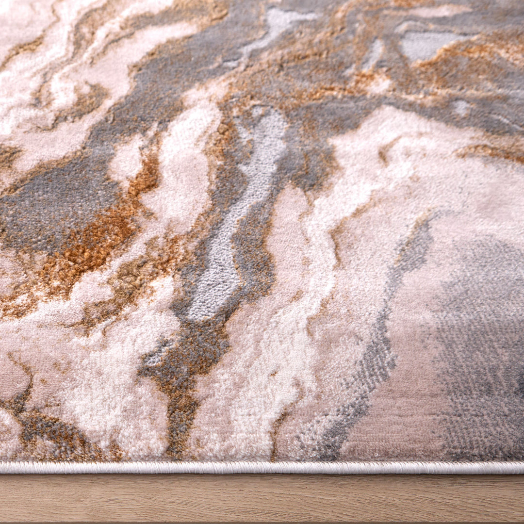 Terra Gray Orange Marbled - T9031 - 10&