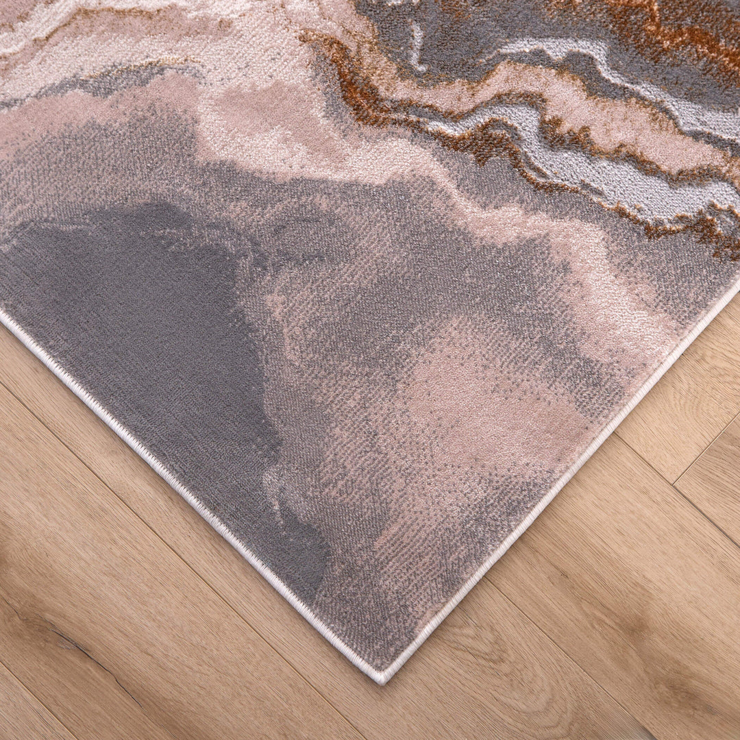 Terra Gray Orange Marbled - T9031 - 7&