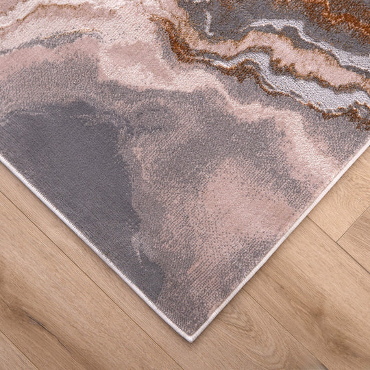 Terra Gray Orange Marbled - T9031 - 7&