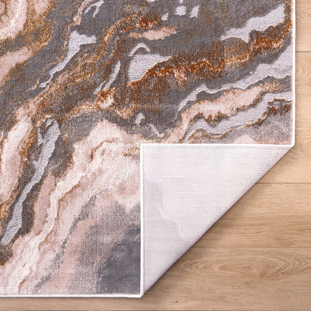 Terra Gray Orange Marbled - T9031 - 7&