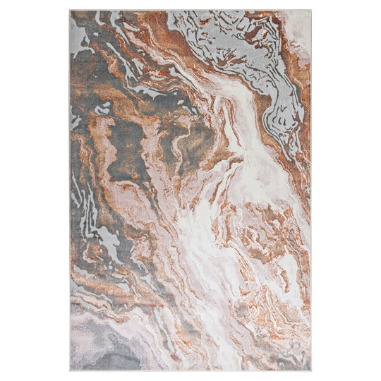 Terra Gray Orange Marbled - T9031 - 5&