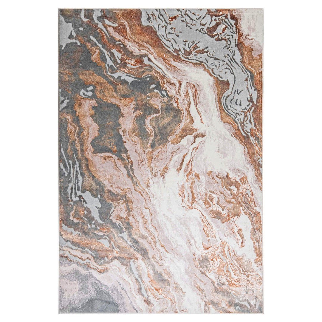 Terra Gray Orange Marbled - T9031 - 10&