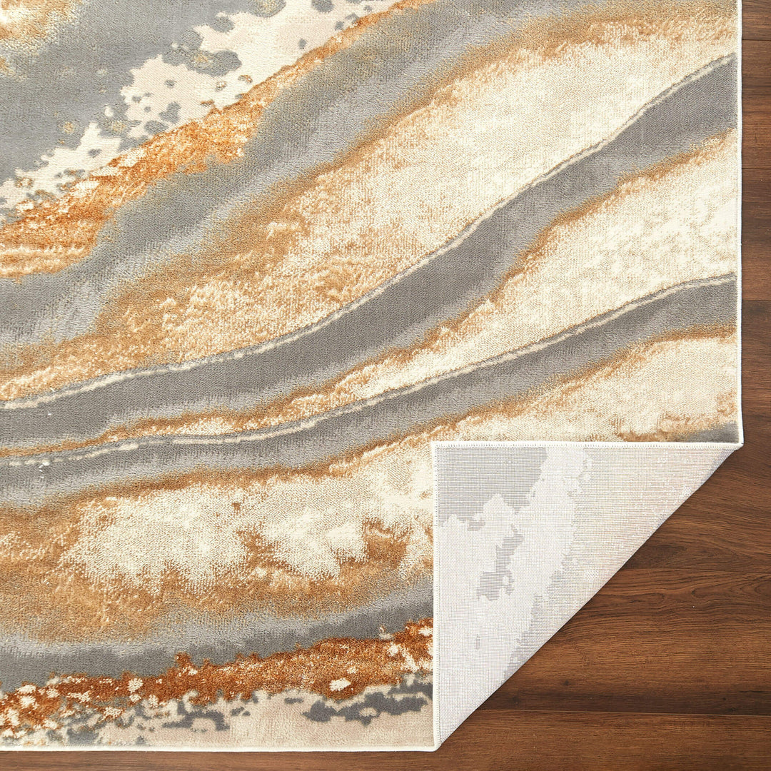 Terra Gray Orange Marbled - T9032 - 10&