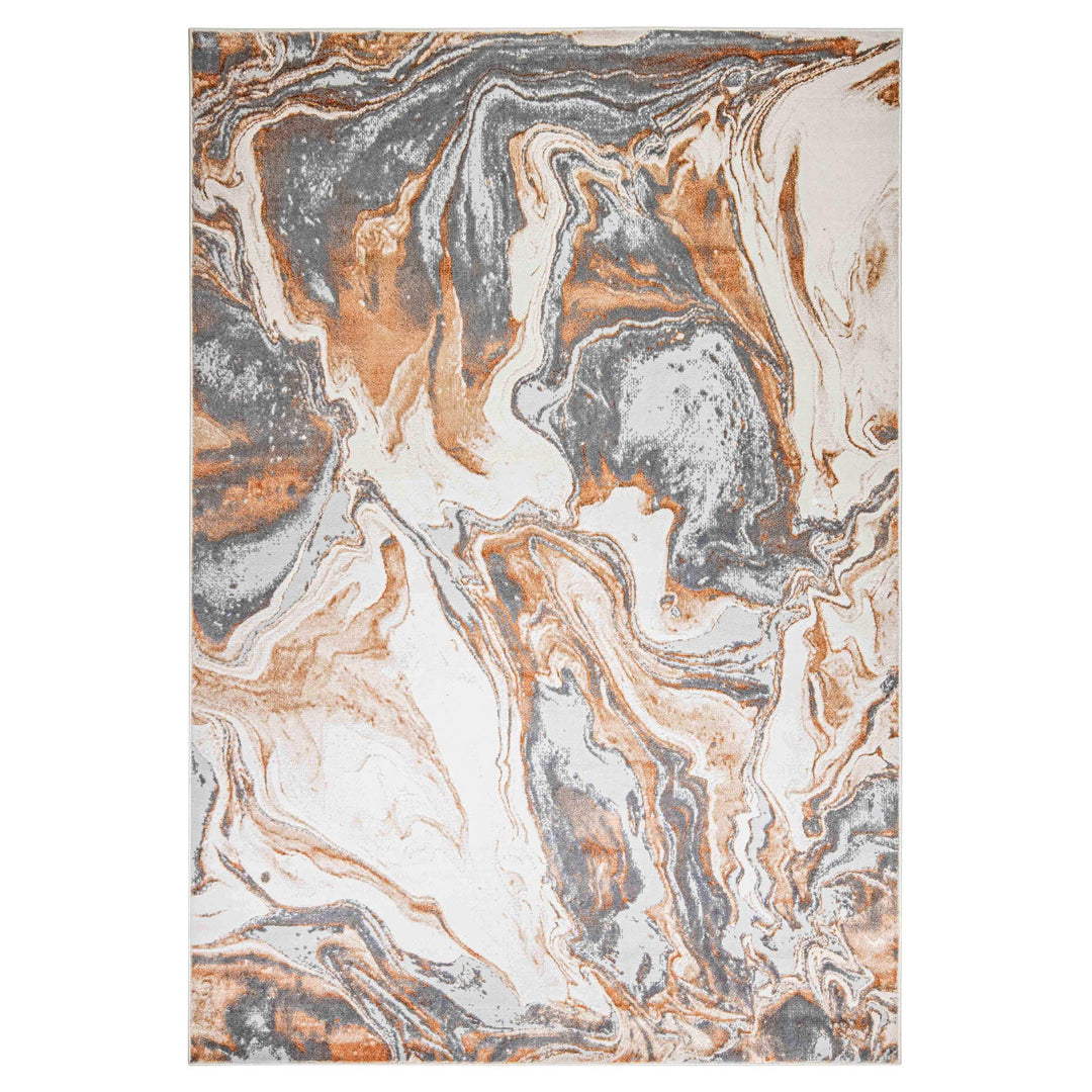 Terra Gray Orange Marbled - T9033 - 10&