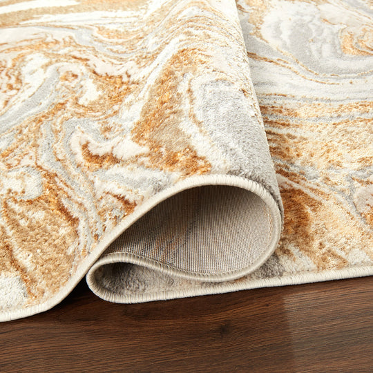 Terra Gray Orange Marbled - T9034 - 2&