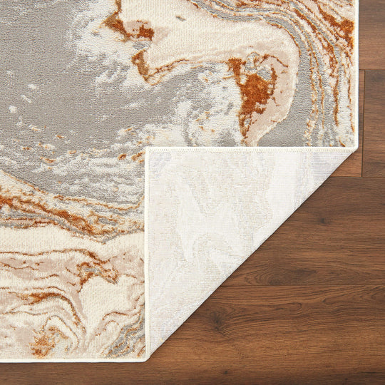 Terra Gray Orange Marbled - T9034 - 10&