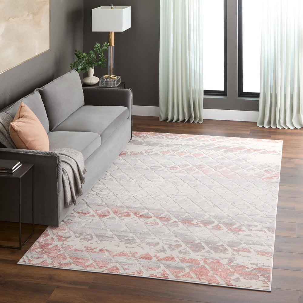 Betsi Pink Geometric - U5003 - 8' x 11'