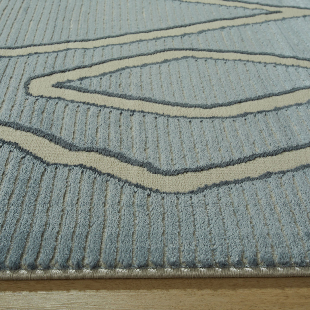Eclectic Luxe Blue Geometric - U5005 - 7&