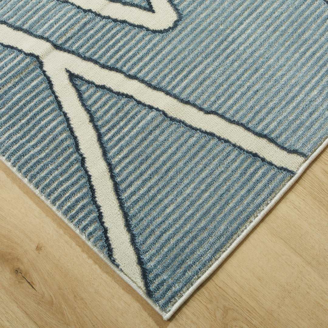 Eclectic Luxe Blue Geometric - U5005 - 7&