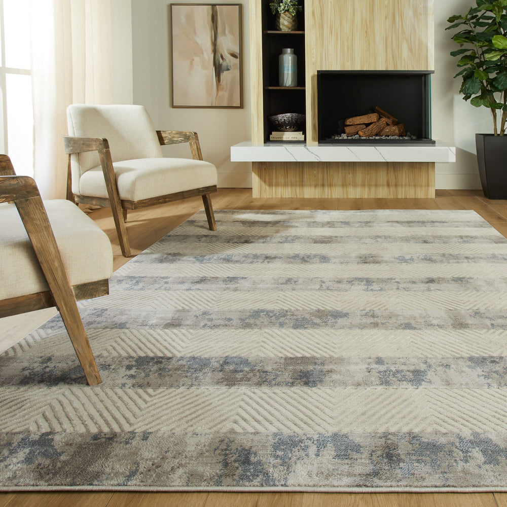 Betsi Gray Stripe - U5006 - 10' x 13'