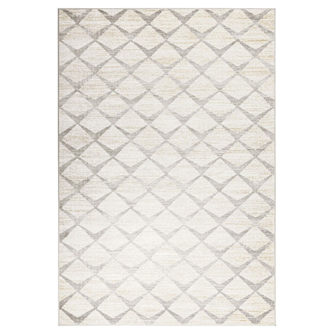 Betsi Beige Geometric - U5009 - 5' x 8'