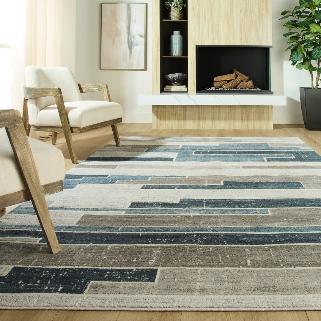 Betsi Blue Geometric - U5010 - 5&