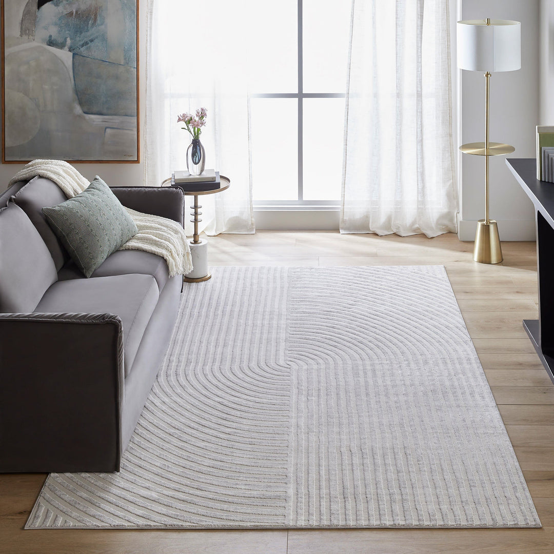 Eclectic Luxe Gray Linear Geometric - U5011 - 10&