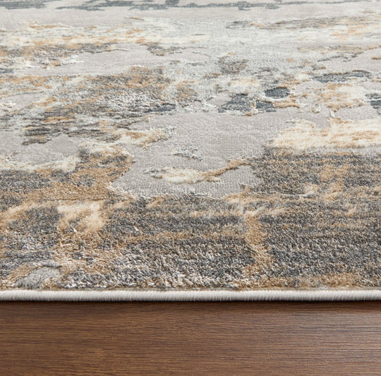 Jasmine Gray Brown Painterly - U5012 - 5&