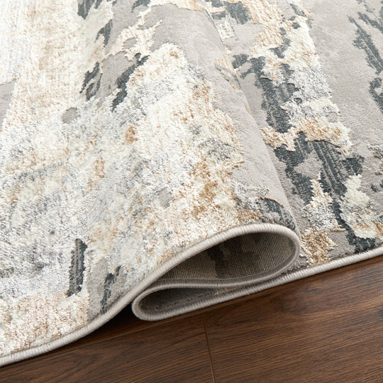 Jasmine Gray Brown Painterly - U5012 - 8&