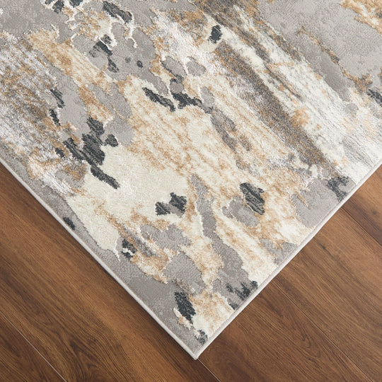 Jasmine Gray Brown Painterly - U5012 - 10&
