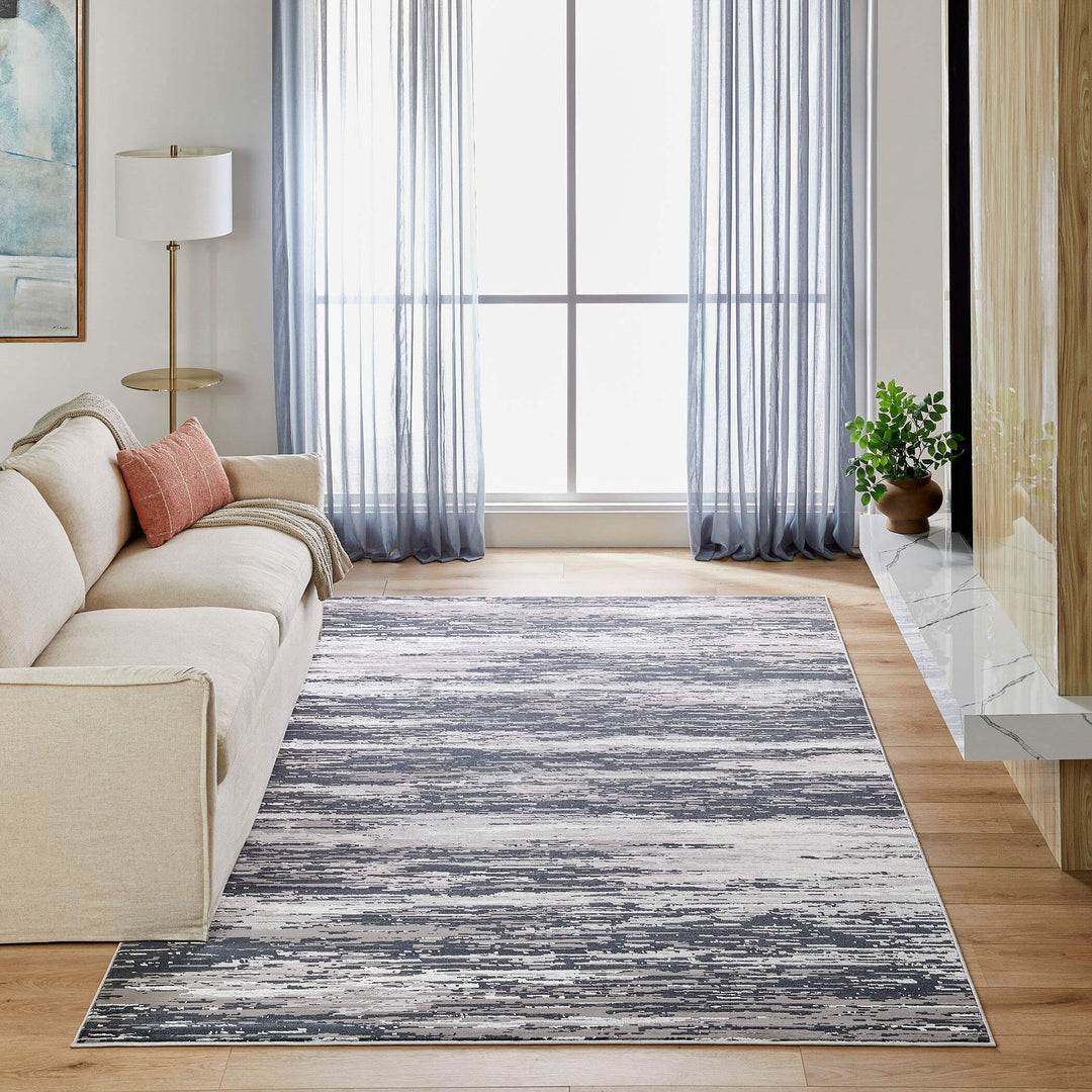 Jasmine Black Painterly - U5017 - 7&