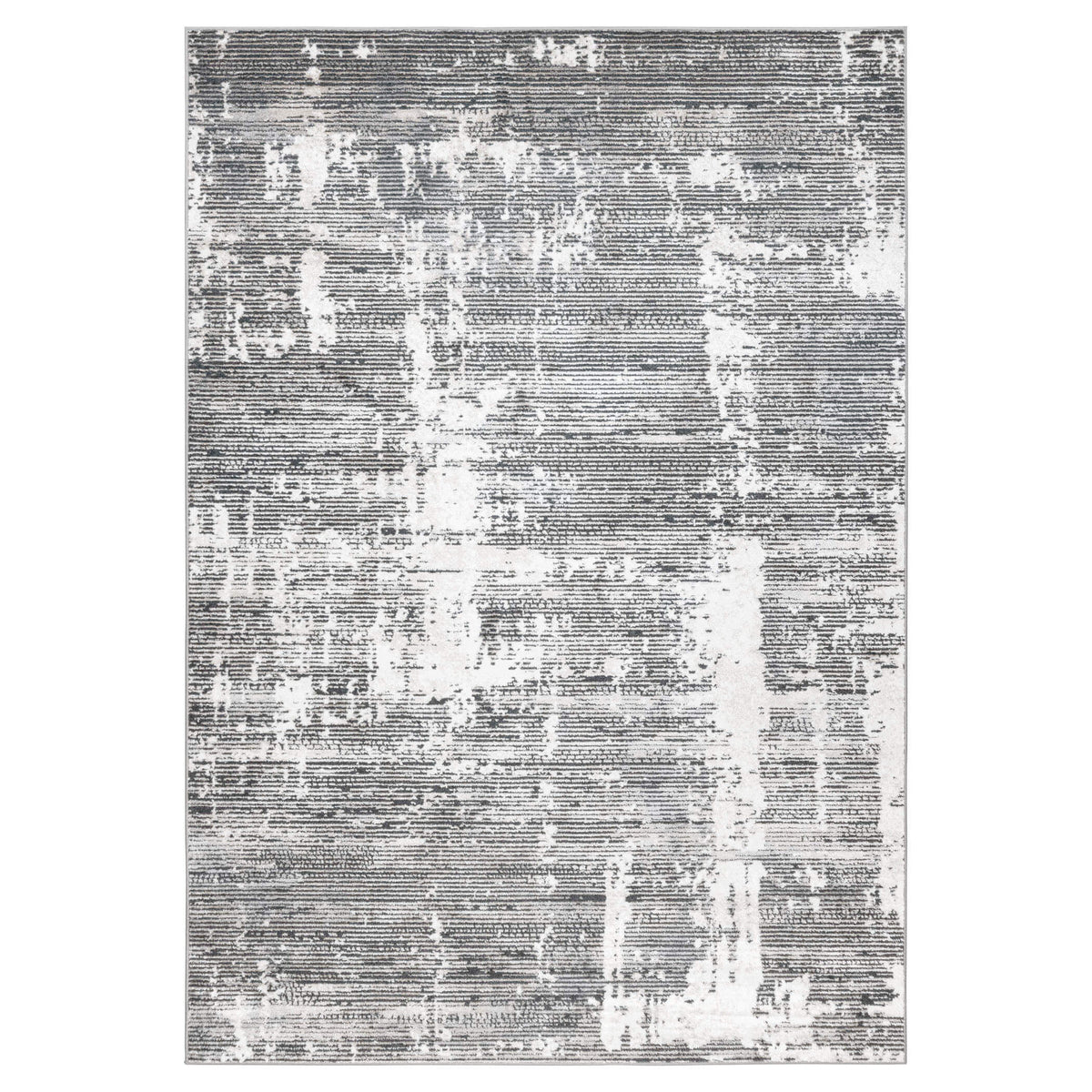 Jasmine Black Painterly - U5018 - 5' x 8'