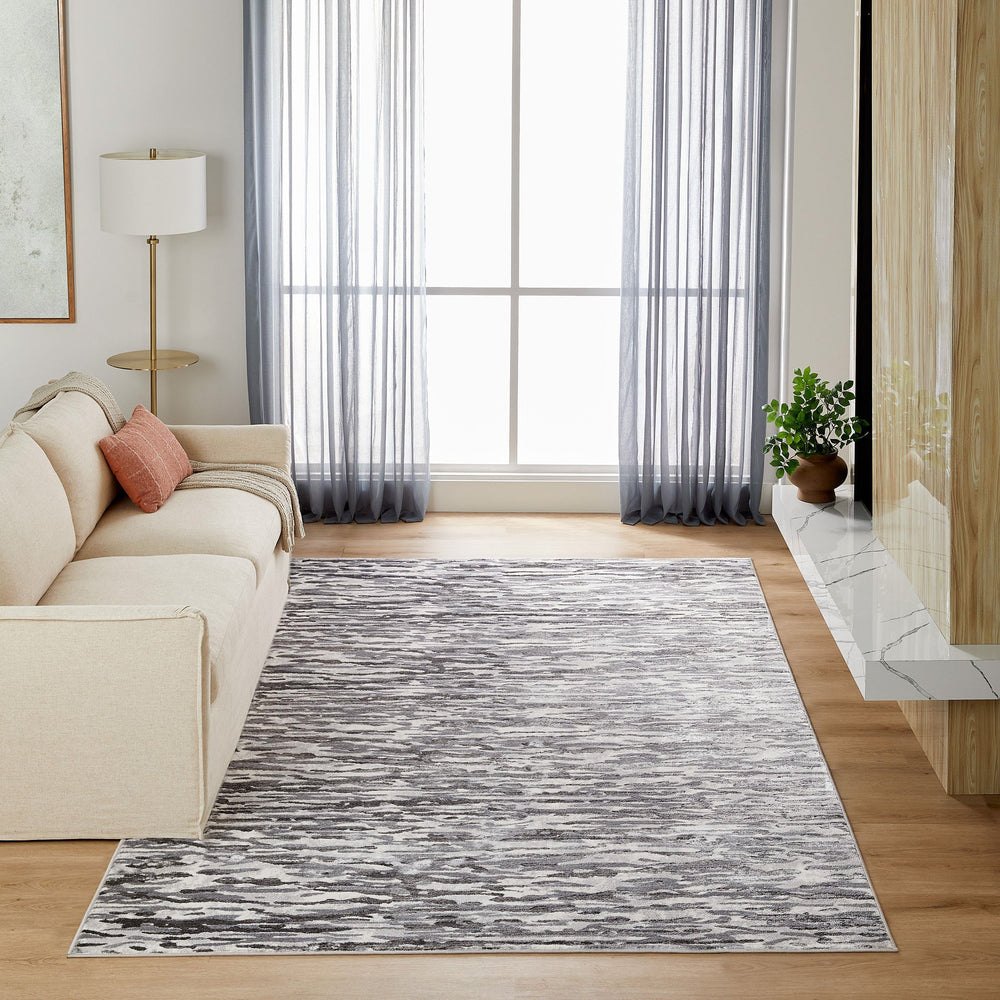 Samira Gray Monochromatic - U5029 - 10' x 13'