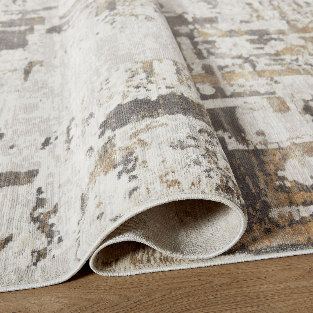 Veleka Gray Beige Painterly - U6014 - 10&