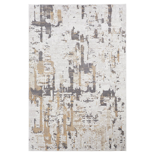 Veleka Gray Beige Painterly - U6014 - 10&