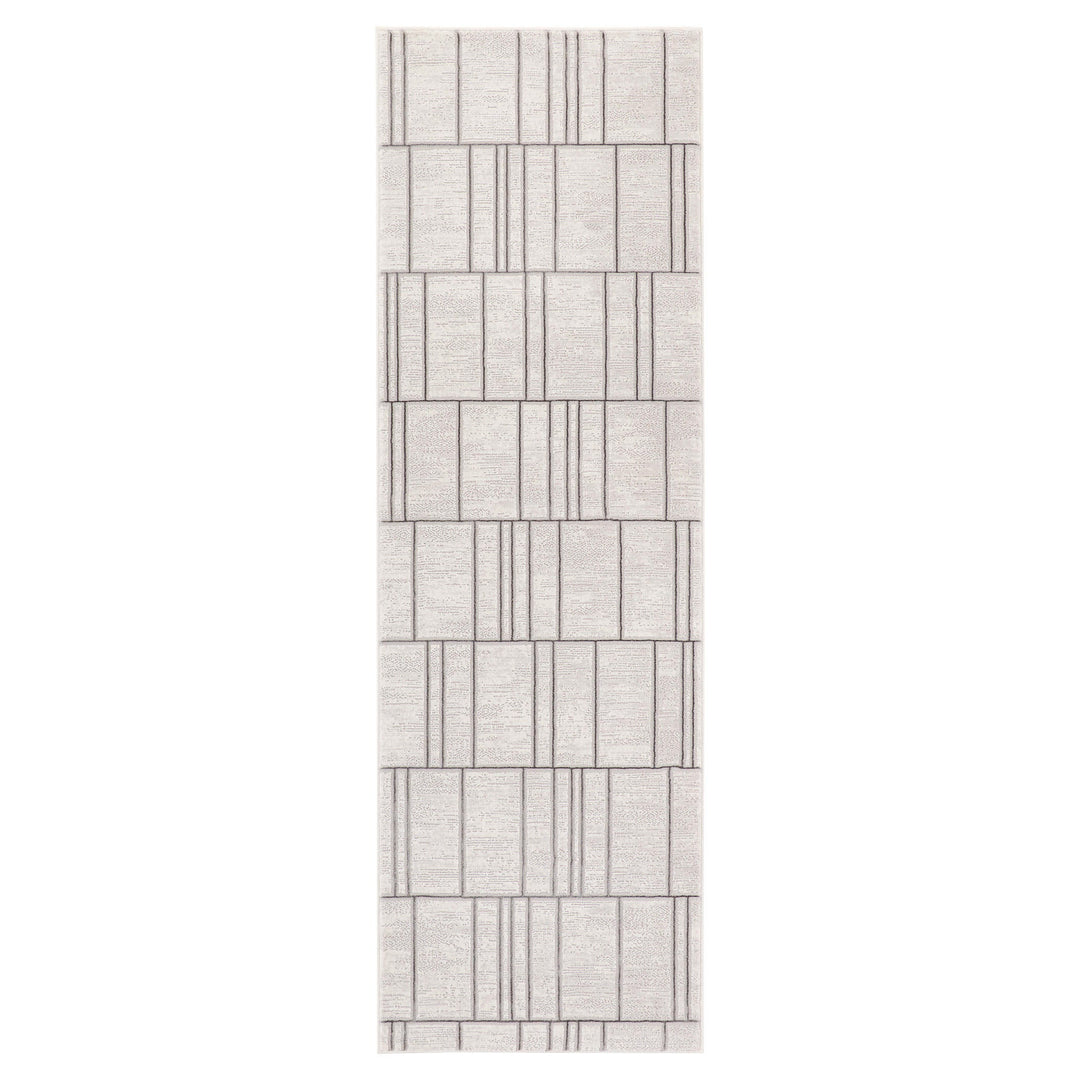 Timeless Luxe Black Ivory Linear Geometric - U6015 - 3&