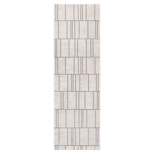 Timeless Luxe Black Ivory Linear Geometric - U6015 - 3&