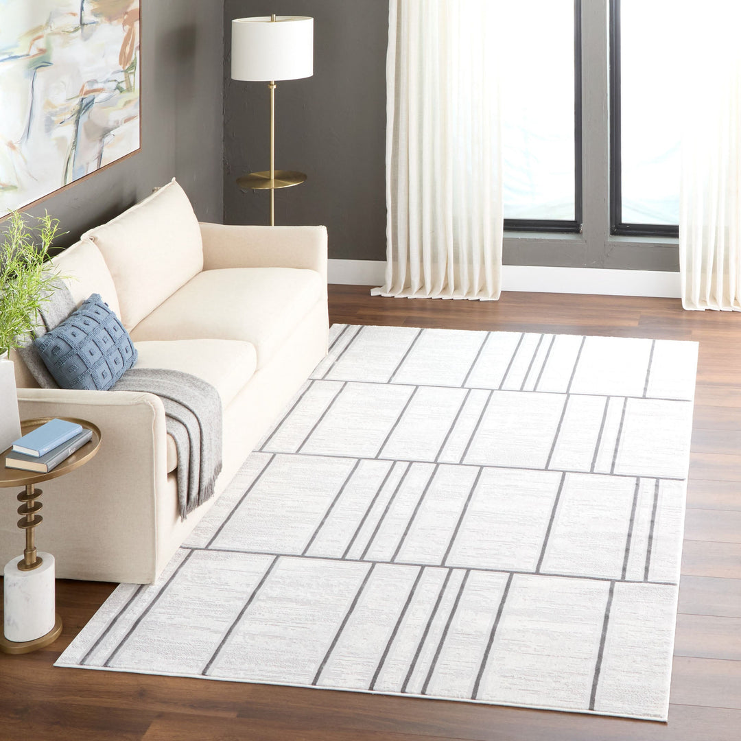 Timeless Luxe Black Ivory Linear Geometric - U6015 - 5&