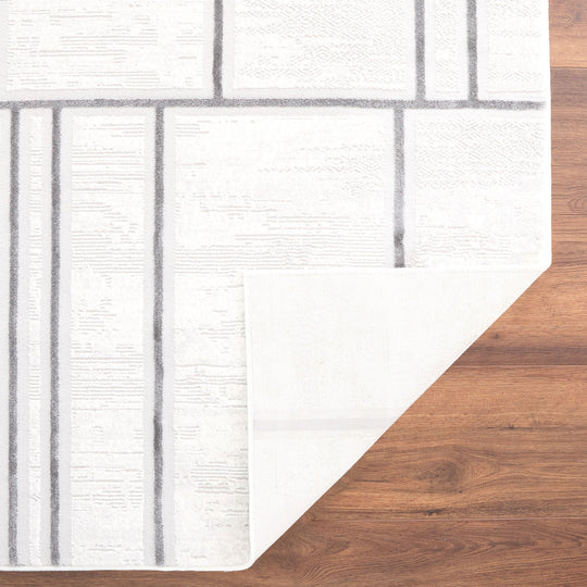 Timeless Luxe Black Ivory Linear Geometric - U6015 - 5&