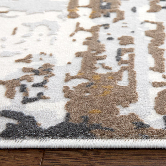 Veleka Gray Beige Painterly - U6016 - 2&