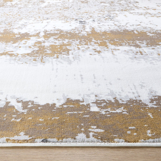 Veleka Gray Gold Painterly - U6017 - 10&
